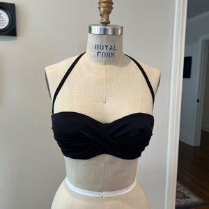 Victoria's Secret Black Bikini Top, Size 34C